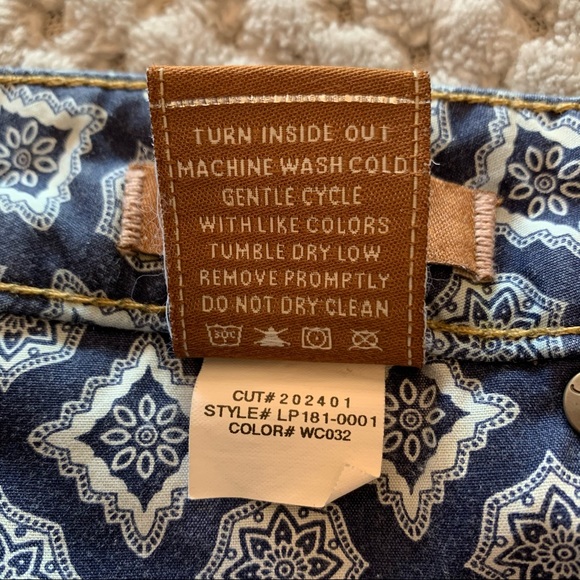 Paige Low/Mid-Rise Bell Bottom-style Jeans. - Picture 12 of 16